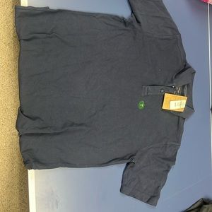 Men’s LL bean, medium, tall, blue polo shirt, school uniform
